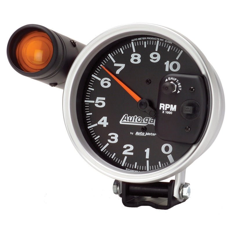 Autometer 5 inch 10,000 RPM Monster Shift Lite Pedestal Tachometer - CPC Performance