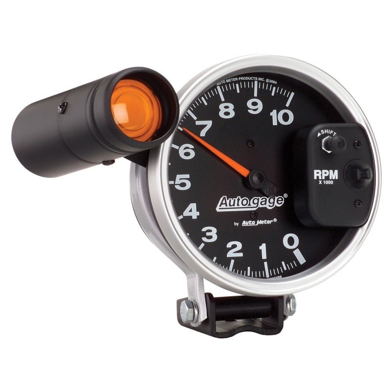 Autometer 5 inch 10,000 RPM Monster Shift Lite Pedestal Tachometer - CPC Performance