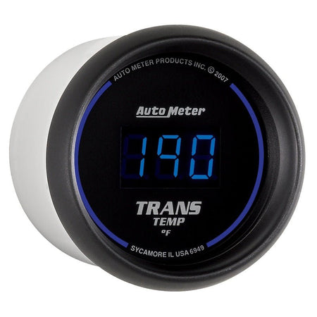 Autometer 52.4mm Black Digital Trans Temperature Gauge - CPC Performance