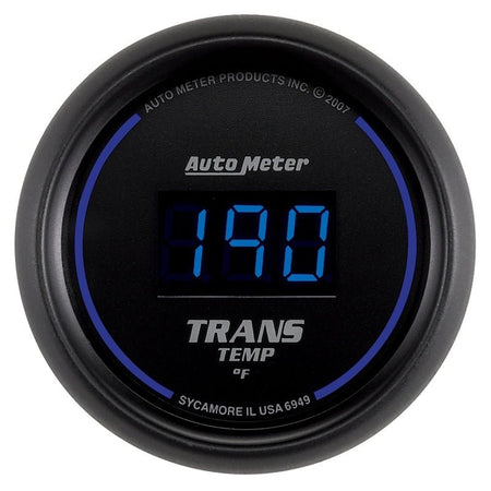 Autometer 52.4mm Black Digital Trans Temperature Gauge - CPC Performance