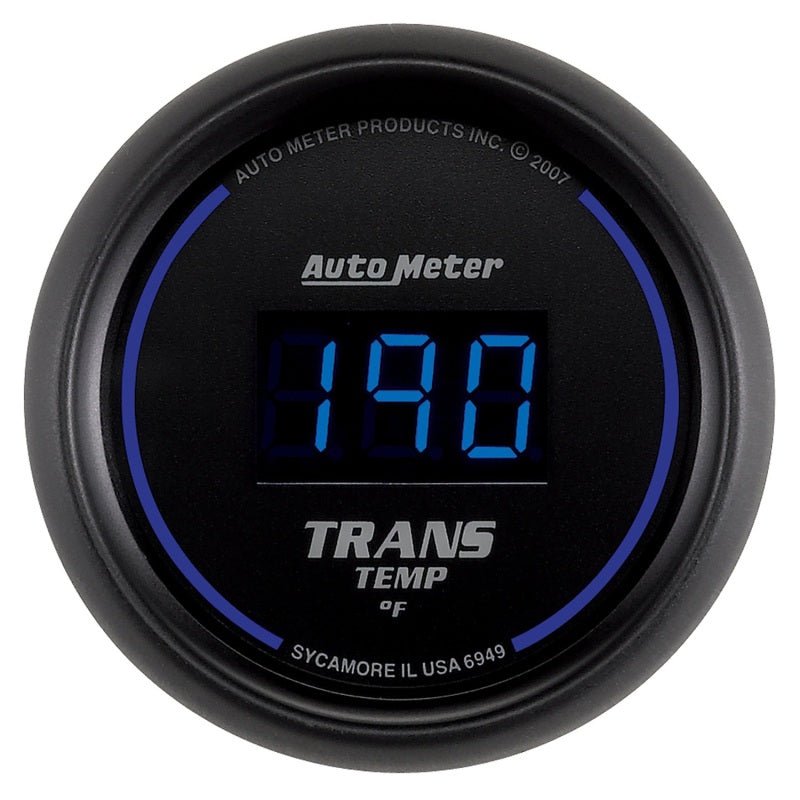 Autometer 52.4mm Black Digital Trans Temperature Gauge - CPC Performance