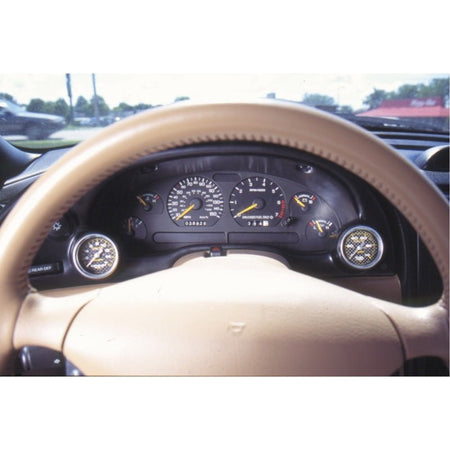 Autometer 94 - 00 Ford Mustang 52mm Black Dual Instrument Cluster Bezel - CPC Performance