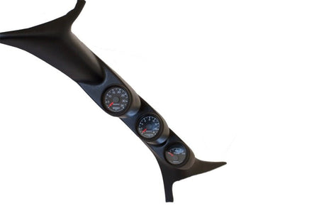 Autometer 99 - 07 Ford Powerstroke/SD Black Triple Pillar Gauge Kit - CPC Performance