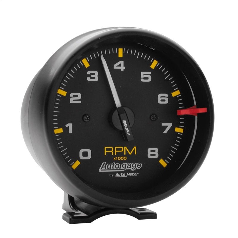 Autometer Autogage Black 8,000 RPM Pedestal Mount Tachometer - CPC Performance