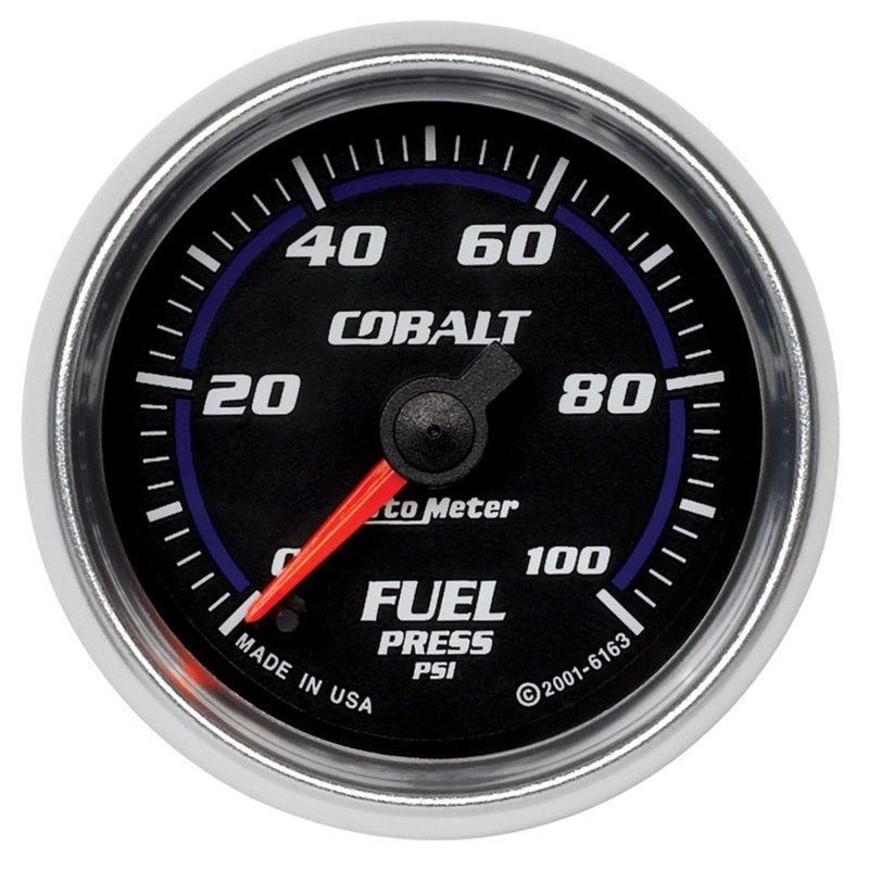 Autometer Cobalt 52mm 100 PSI Electronic Fuel Pressure Gauge - CPC Performance