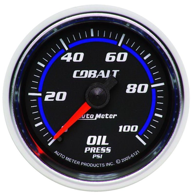 Autometer Cobalt 52mm 100 PSI Mechanical Oil Pressure Gauge - CPC Performance