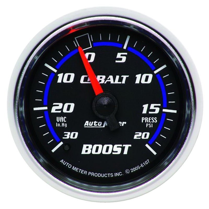 Autometer Cobalt 52mm 20psi mechanical Boost Gauge - CPC Performance