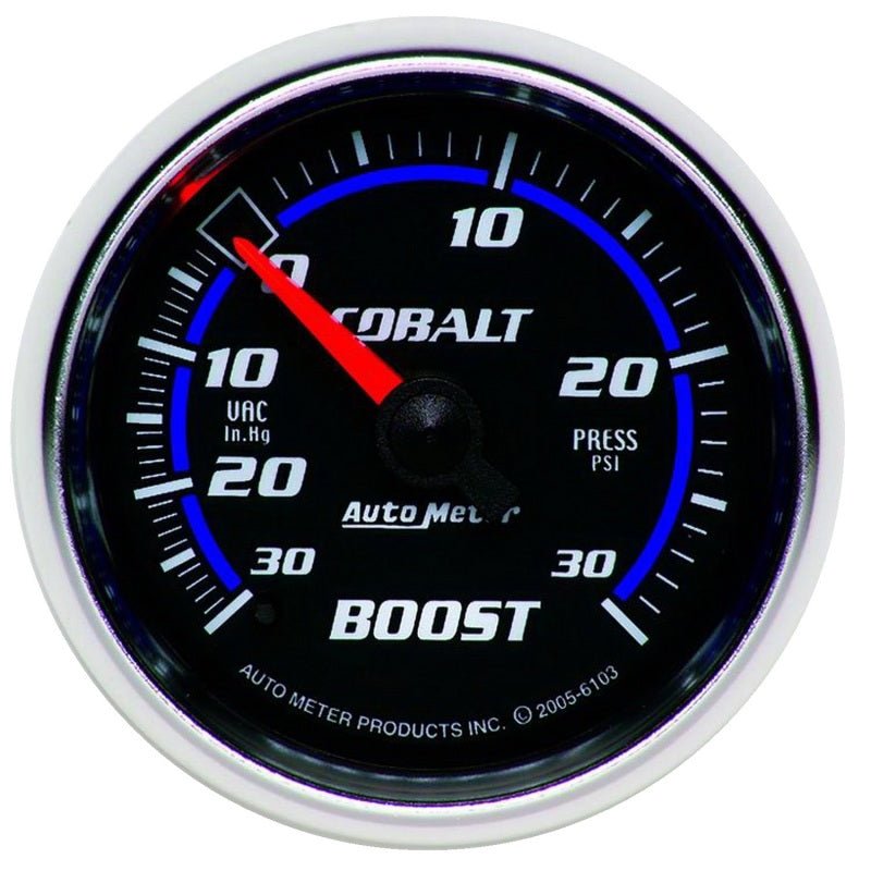Autometer Cobalt 52mm 30psi mechanical Boost Gauge - CPC Performance