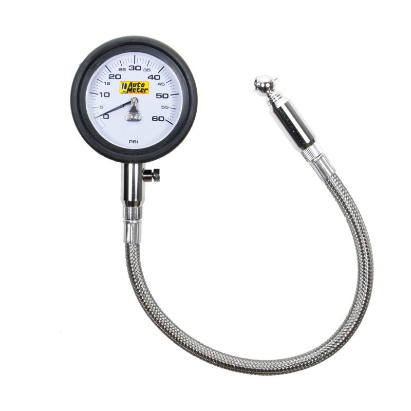 Autometer NASCAR Performance 60PSI Lo - Pressure Tire Pressure Gauge - CPC Performance