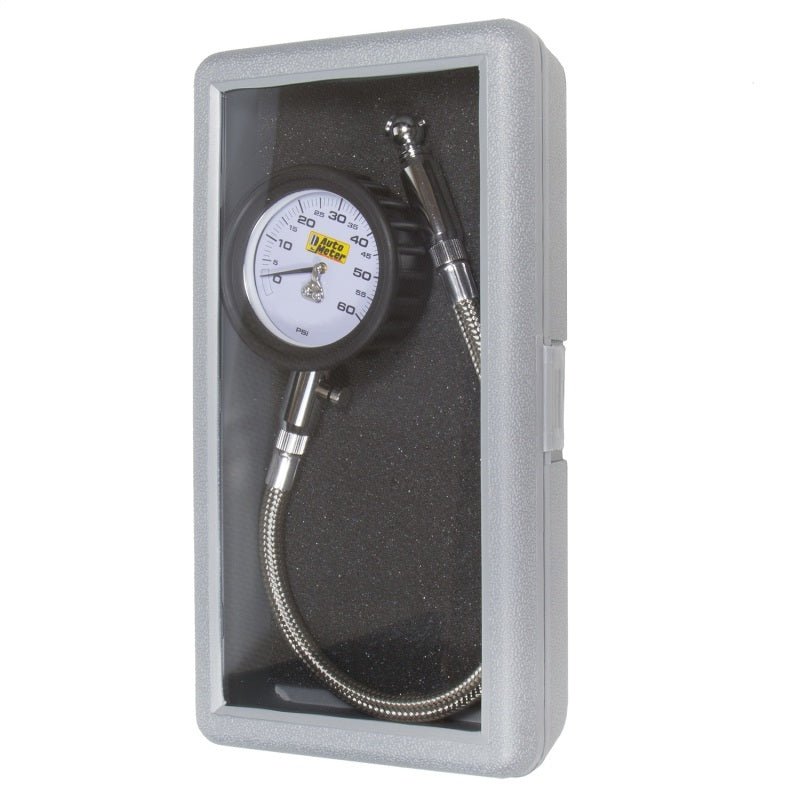 Autometer NASCAR Performance 60PSI Lo - Pressure Tire Pressure Gauge - CPC Performance
