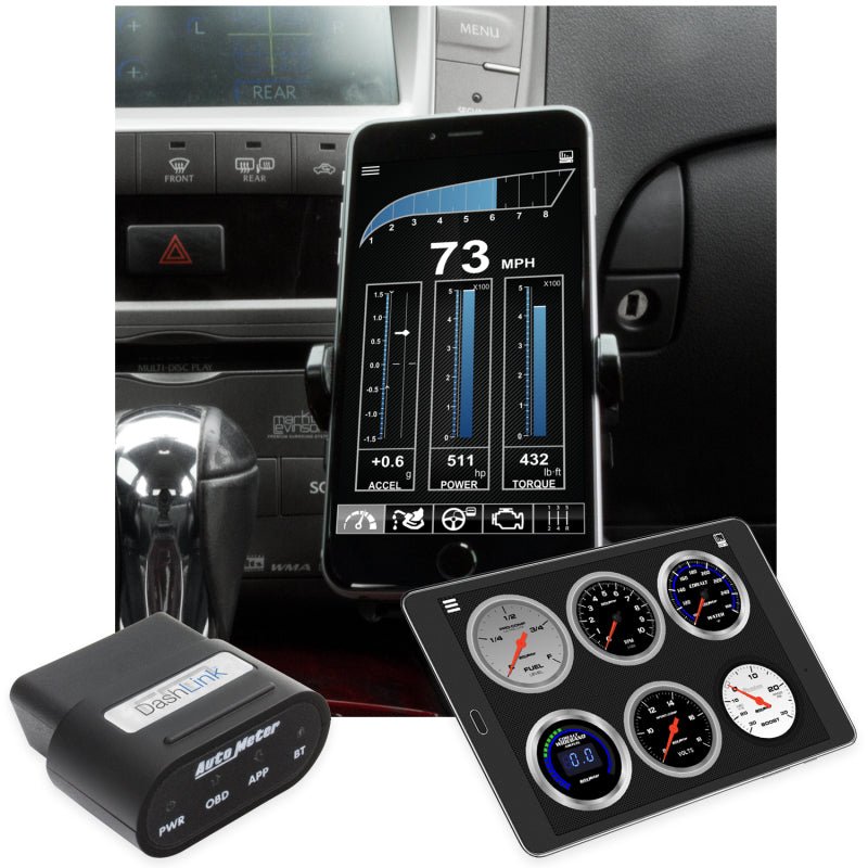 Autometer OBD - II Wireless Data Module Bluetooth DashLink for Apple IOS & Andriod Devices - CPC Performance