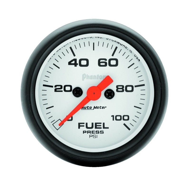 Autometer Phantom 52mm 0 - 100 PSI Fuel Pressure Gauge - CPC Performance