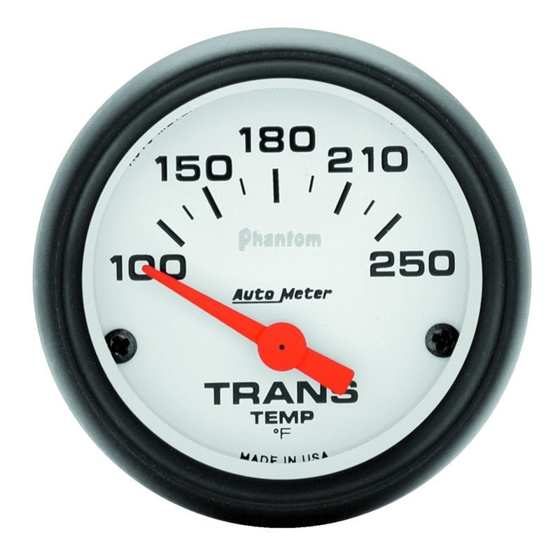 Autometer Phantom 52mm Short Sweep Electronic 100 - 250 Deg F Transmission Temperature Gauge - CPC Performance