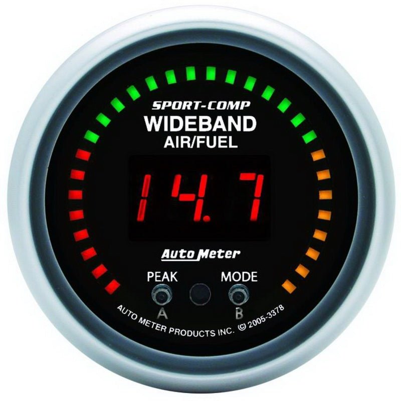 Autometer Sport - Comp 52mm Wideband Air/Fuel Gauge - CPC Performance