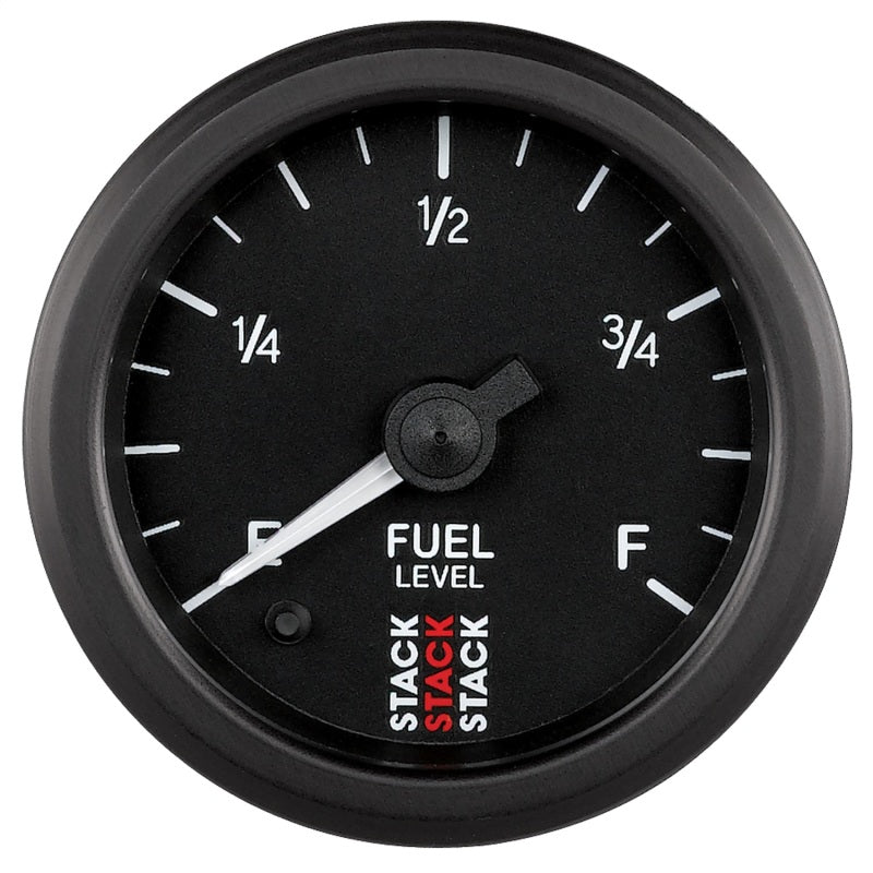 Autometer Stack Instruments 52mm 0 - 280 Ohm Programmable Pro Stepper Motor Fuel Level Gauge - Black - CPC Performance