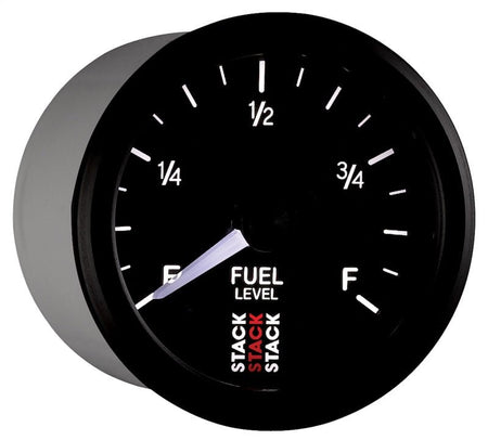 Autometer Stack Instruments 52mm 0 - 280 Ohm Programmable Pro Stepper Motor Fuel Level Gauge - Black - CPC Performance
