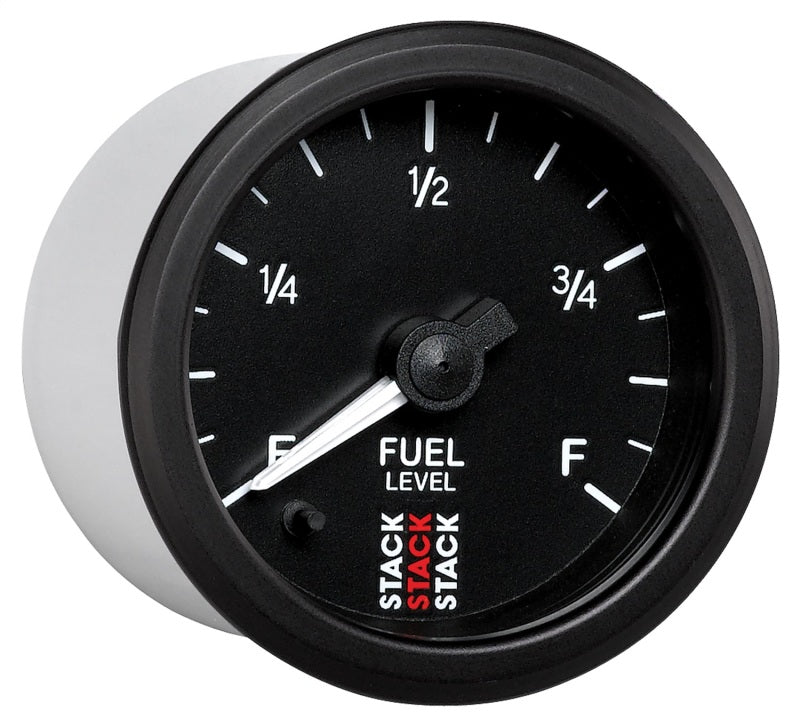 Autometer Stack Instruments 52mm 0 - 280 Ohm Programmable Pro Stepper Motor Fuel Level Gauge - Black - CPC Performance