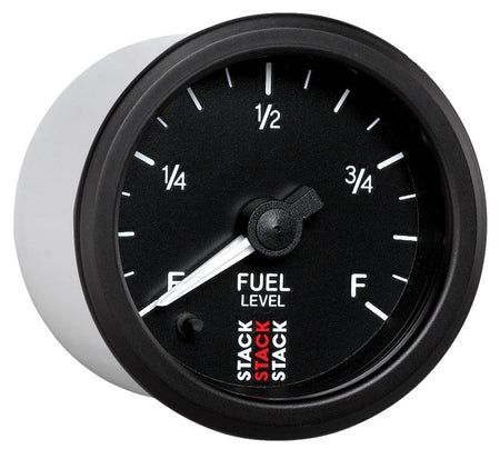 Autometer Stack Instruments 52mm 0 - 280 Ohm Programmable Pro Stepper Motor Fuel Level Gauge - Black - CPC Performance