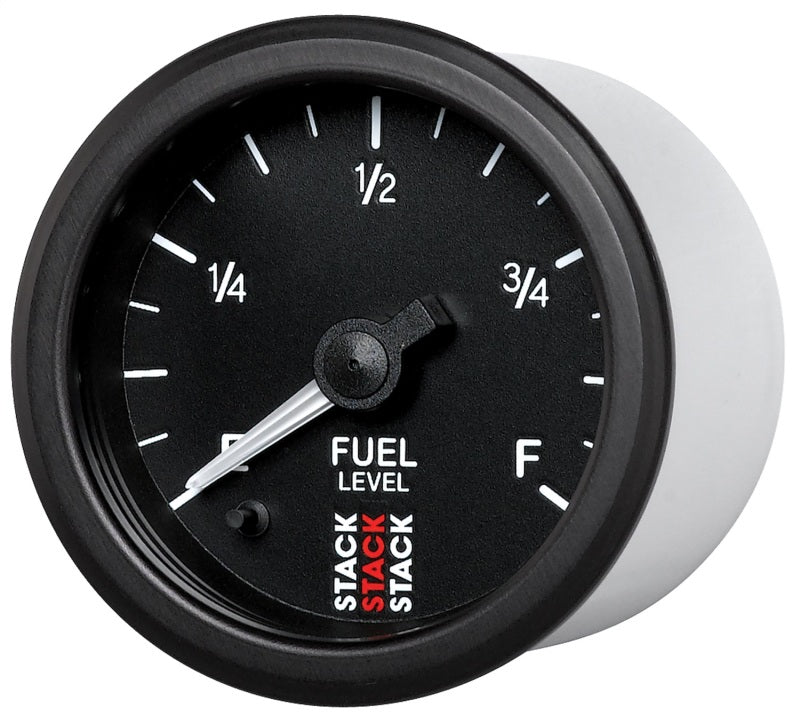 Autometer Stack Instruments 52mm 0 - 280 Ohm Programmable Pro Stepper Motor Fuel Level Gauge - Black - CPC Performance