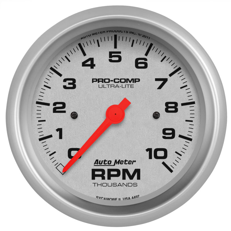 Autometer Ultra - Lite 87.5mm 10K RPM In Dash Tach - CPC Performance