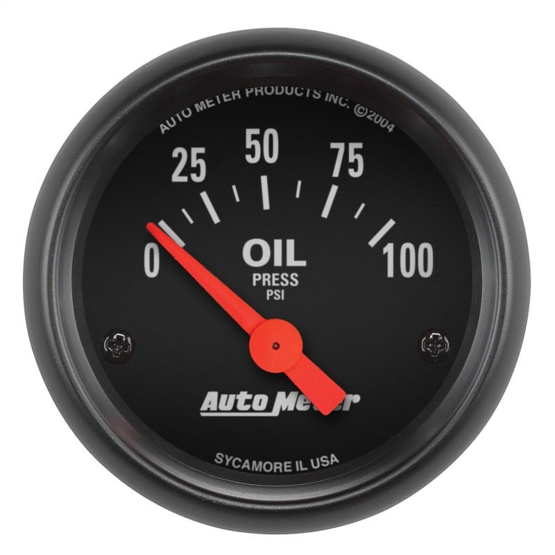 Autometer Z - Series 52mm 0 - 100PSI Oil Pressure Gauge - CPC Performance