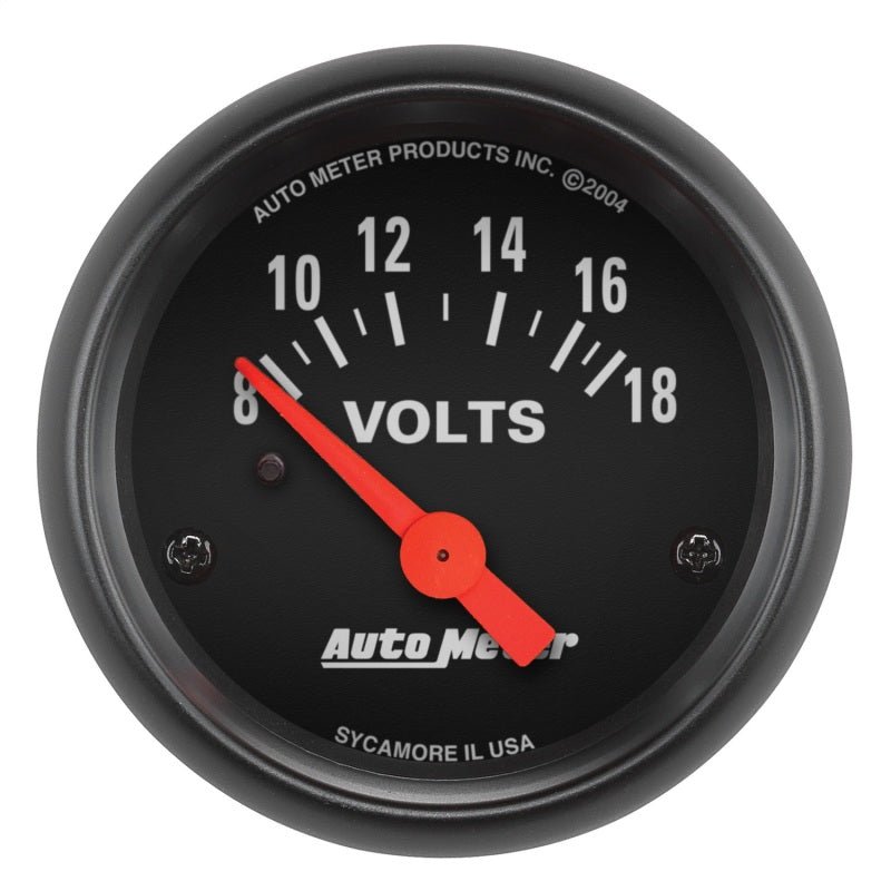 Autometer Z - Series 52mm 8 - 18 Volts Volmeter Gauge - CPC Performance