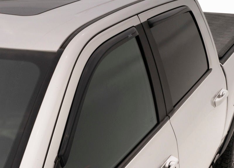 AVS 00 - 04 Nissan Frontier Crew Cab Ventvisor In - Channel Front & Rear Window Deflectors 4pc - Smoke - CPC Performance