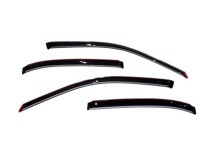 AVS 01 - 05 Honda Civic Ventvisor In - Channel Front & Rear Window Deflectors 4pc - Smoke - CPC Performance