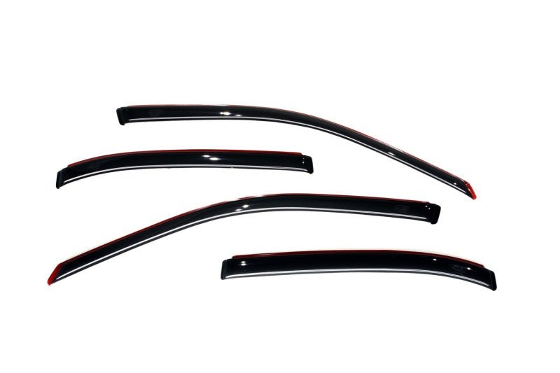 AVS 01 - 05 Honda Civic Ventvisor In - Channel Front & Rear Window Deflectors 4pc - Smoke - CPC Performance