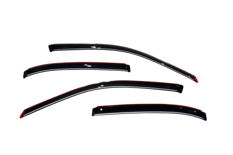 AVS 01 - 05 Honda Civic Ventvisor In - Channel Front & Rear Window Deflectors 4pc - Smoke - CPC Performance