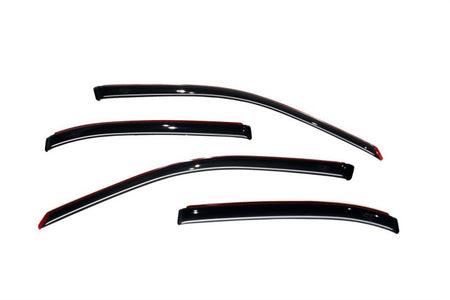 AVS 01 - 05 Honda Civic Ventvisor In - Channel Front & Rear Window Deflectors 4pc - Smoke - CPC Performance