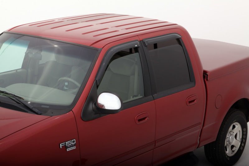 AVS 02 - 03 Lincoln Blackwood Ventvisor Outside Mount Window Deflectors 4pc - Smoke - CPC Performance