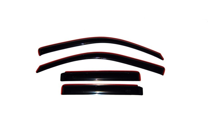 AVS 02 - 06 Chevy Trailblazer EXT Ventvisor In - Channel Front & Rear Window Deflectors 4pc - Smoke - CPC Performance