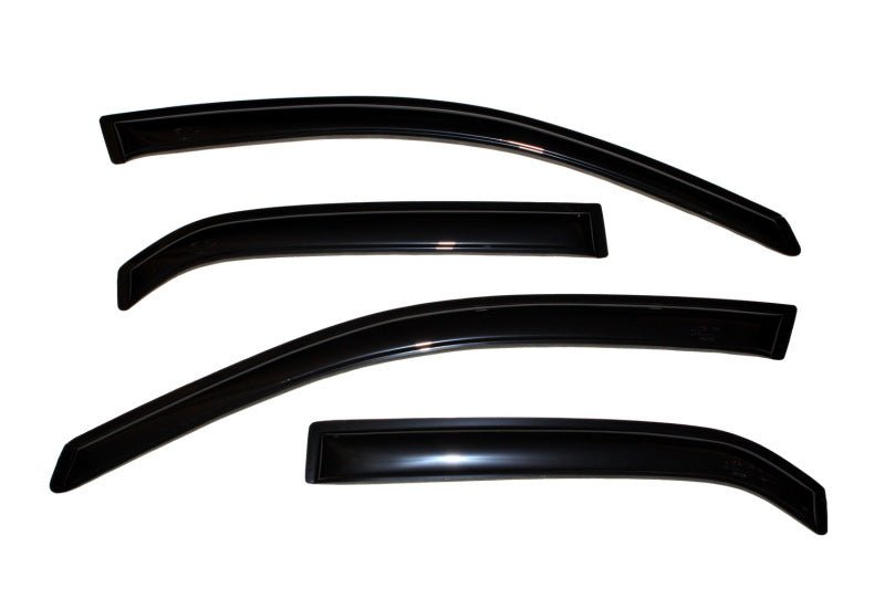 AVS 02 - 06 Mitsubishi Lancer Ventvisor Outside Mount Window Deflectors 4pc - Smoke - CPC Performance