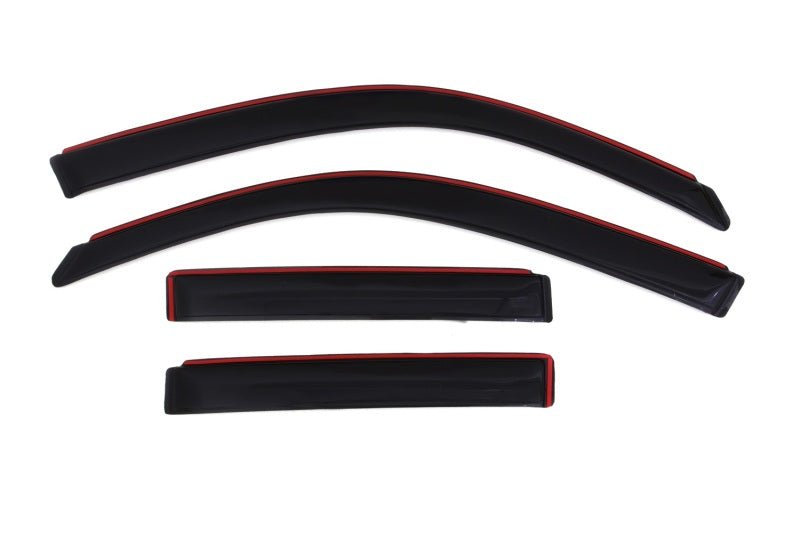 AVS 03 - 09 Toyota 4Runner Ventvisor In - Channel Front & Rear Window Deflectors 4pc - Smoke - CPC Performance