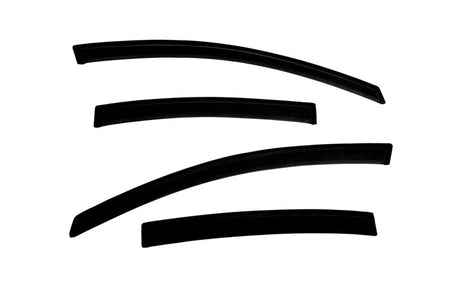 AVS 07 - 12 Nissan Sentra Ventvisor Outside Mount Window Deflectors 4pc - Smoke - CPC Performance