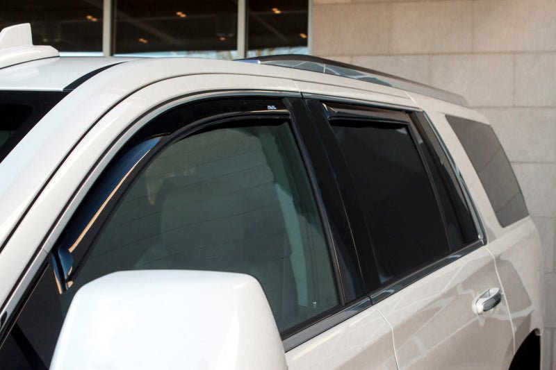 AVS 07 - 14 Cadillac Escalade Ventvisor In - Channel Front & Rear Window Deflectors 4pc - Smoke - CPC Performance