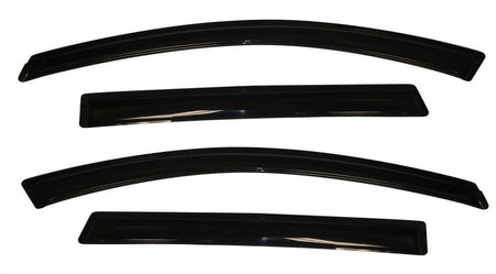 AVS 07 - 15 Mazda CX - 9 Ventvisor Outside Mount Window Deflectors 4pc - Smoke - CPC Performance