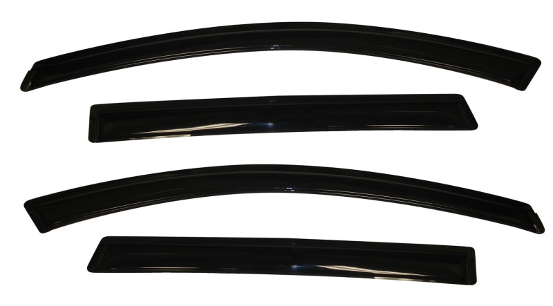 AVS 07 - 15 Mazda CX - 9 Ventvisor Outside Mount Window Deflectors 4pc - Smoke - CPC Performance