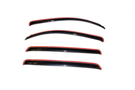 AVS 07 - 18 Toyota Tundra Crewmax Ventvisor In - Channel Front & Rear Window Deflectors 4pc - Smoke - CPC Performance