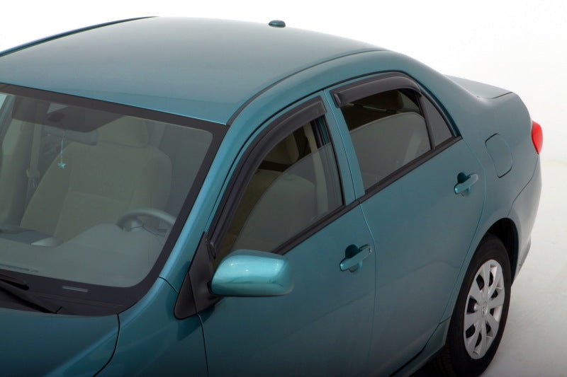 AVS 09 - 13 Toyota Corolla Ventvisor Outside Mount Window Deflectors 4pc - Smoke - CPC Performance