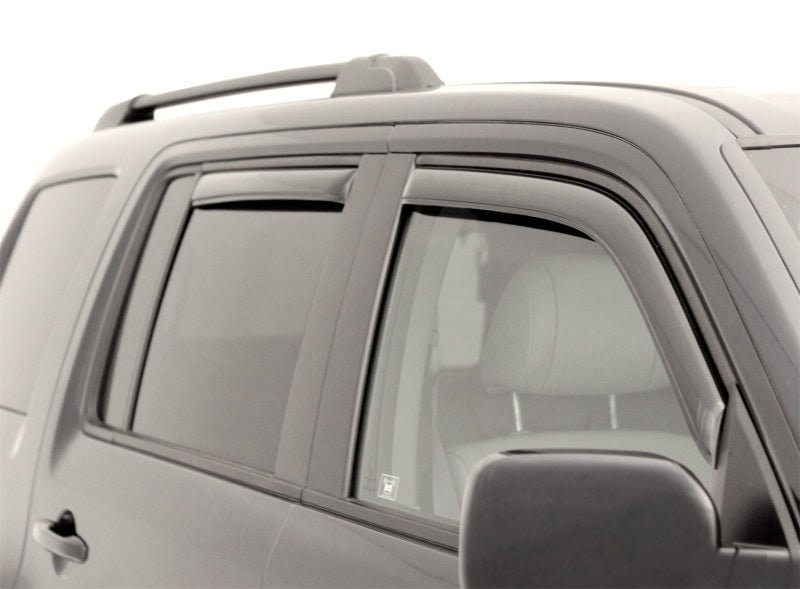 AVS 09 - 15 Honda Pilot Ventvisor In - Channel Front & Rear Window Deflectors 4pc - Smoke - CPC Performance