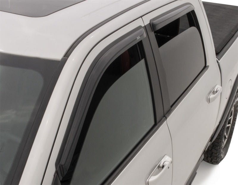 AVS 09 - 18 Dodge RAM 1500 Crew Cab Ventvisor Outside Mount Window Deflectors 4pc - Smoke - CPC Performance