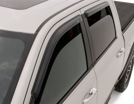 AVS 09 - 18 Dodge RAM 1500 Crew Cab Ventvisor Outside Mount Window Deflectors 4pc - Smoke - CPC Performance