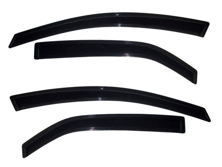 AVS 10 - 12 Kia Forte Ventvisor Outside Mount Window Deflectors 4pc - Smoke - CPC Performance