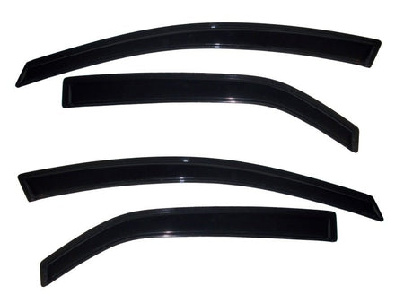 AVS 10 - 12 Kia Forte Ventvisor Outside Mount Window Deflectors 4pc - Smoke - CPC Performance