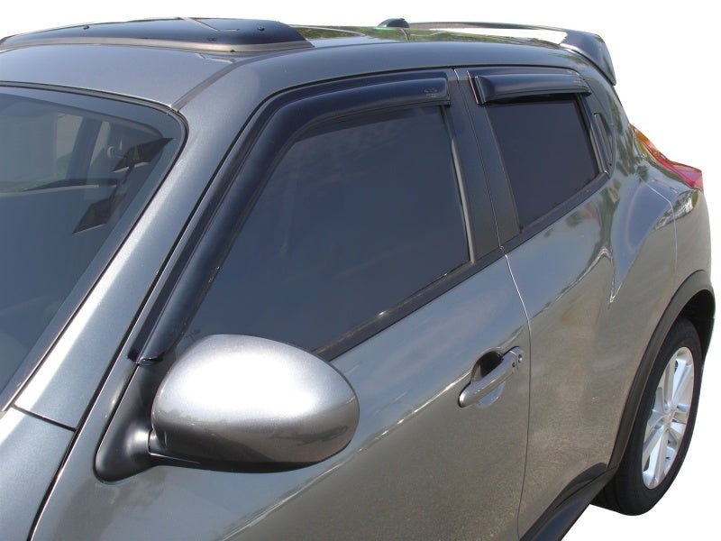 AVS 10 - 18 Nissan Juke Ventvisor Outside Mount Window Deflectors 4pc - Smoke - CPC Performance