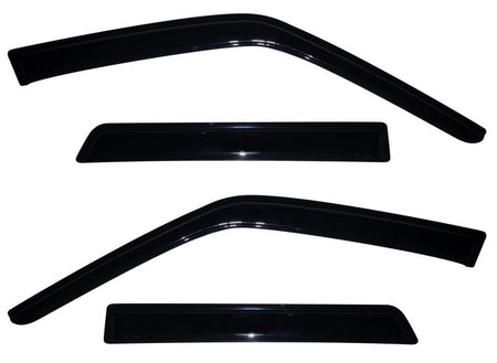 AVS 10 - 18 Nissan Juke Ventvisor Outside Mount Window Deflectors 4pc - Smoke - CPC Performance