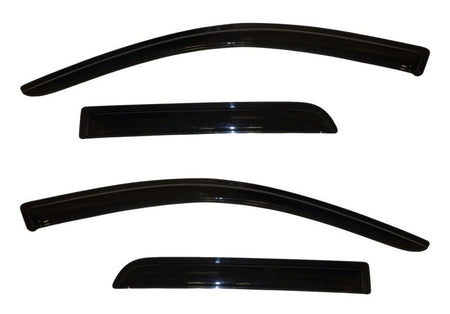 AVS 11 - 13 Mitsubishi Outlander Sport Ventvisor Outside Mount Window Deflectors 4pc - Smoke - CPC Performance