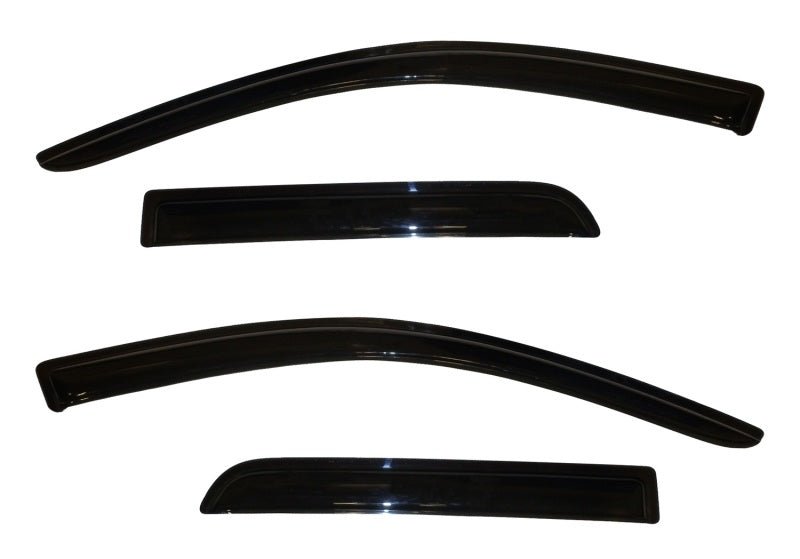 AVS 11 - 13 Mitsubishi Outlander Sport Ventvisor Outside Mount Window Deflectors 4pc - Smoke - CPC Performance